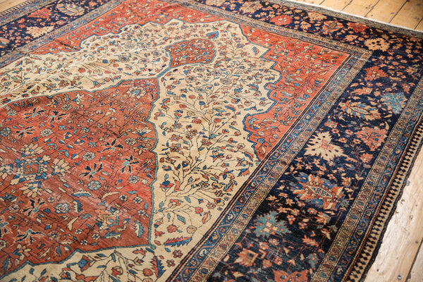 8x11.5 Antique Farahan Sarouk Carpet // ONH Item 7777 Image 6