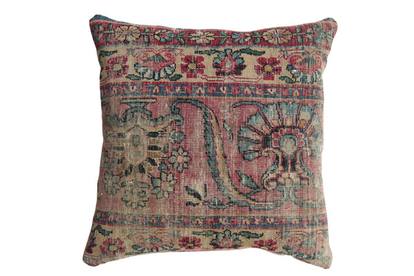 Antique Rug Fragment Throw Pillow // ONH Item 7787