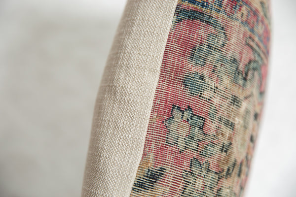 Antique Rug Fragment Throw Pillow // ONH Item 7787 Image 3