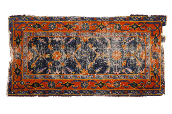 2x4 Vintage Chinese Hamadan Design Rug Runner // ONH Item 7789