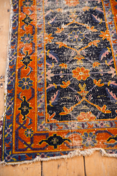 2x4 Vintage Chinese Hamadan Design Rug Runner // ONH Item 7789 Image 5