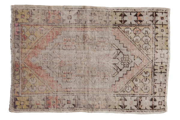 2.5x4 Vintage Distressed Oushak Rug // ONH Item 7792