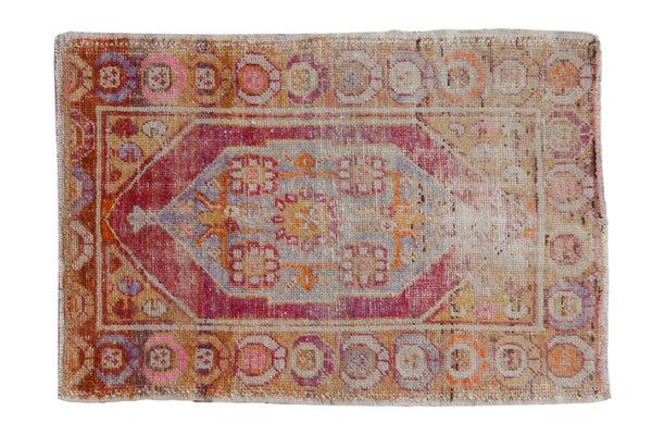2.5x4 Vintage Distressed Oushak Rug // ONH Item 7793