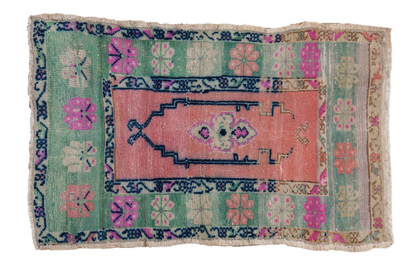 2.5x4 Vintage Distressed Oushak Rug // ONH Item 7794