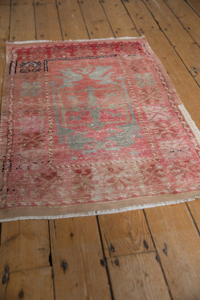 2.5x3.5 Vintage Distressed Oushak Rug // ONH Item 7796 Image 3