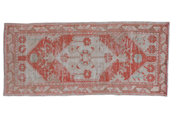 2.5x5.5 Vintage Distressed Oushak Rug Runner // ONH Item 7804
