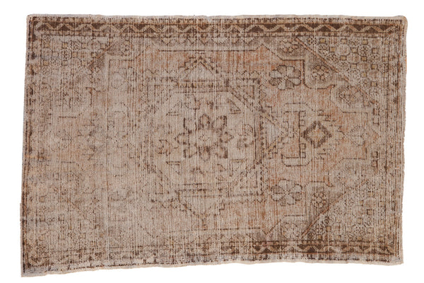 4x5.5 Vintage Distressed Oushak Rug // ONH Item 7809