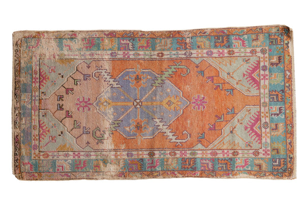 3x5 Vintage Distressed Oushak Rug // ONH Item 7814