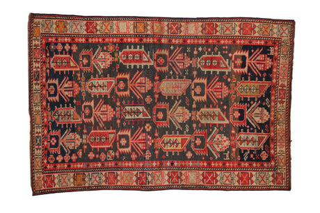 3x4.5 Vintage Caucasian Rug // ONH Item 7825