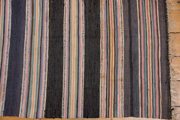 2.5x9.5 Vintage Rag Rug Runner // ONH Item 7826 Image 5