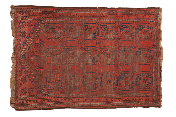 3x4 Antique Beshir Square Rug // ONH Item 7829