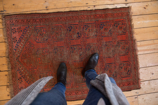 3x4 Antique Beshir Square Rug // ONH Item 7829 Image 1