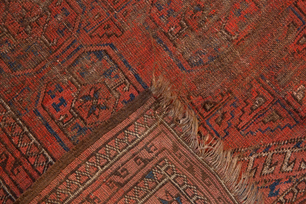 3x4 Antique Beshir Square Rug // ONH Item 7829 Image 6