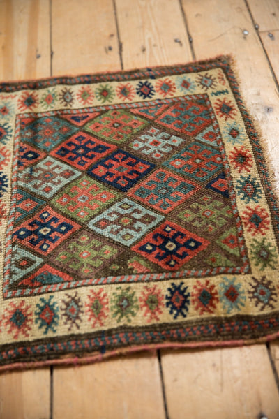 1.5x2 Antique Bagface Jaff Kurd Square Rug Mat // ONH Item 7834 Image 5