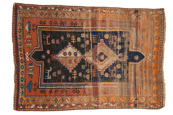 3.5x5 Vintage Caucasian Rug // ONH Item 7835