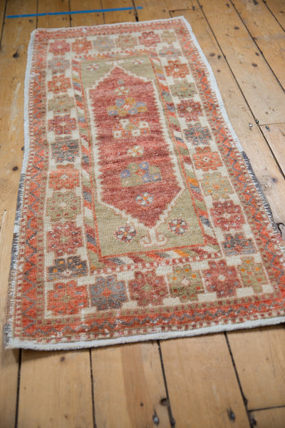 2x4.5 Vintage Distressed Oushak Rug Runner // ONH Item 7837 Image 2