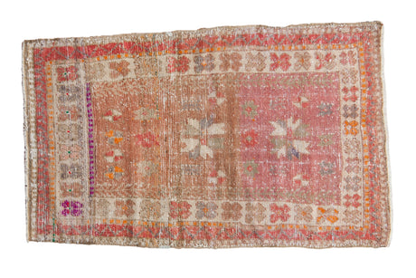 2.5x4 Vintage Distressed Oushak Rug // ONH Item 7842