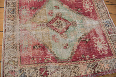3x3.5 Vintage Distressed Oushak Square Rug // ONH Item 7847 Image 5