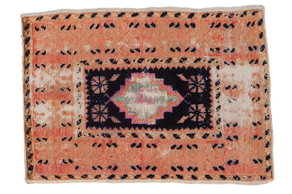 2x3 Vintage Distressed Oushak Rug Mat // ONH Item 7856