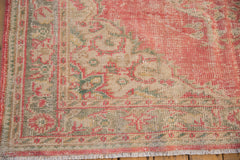 6.5x9.5 Vintage Distressed Oushak Carpet // ONH Item 7857 Image 9
