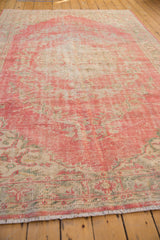 6.5x9.5 Vintage Distressed Oushak Carpet // ONH Item 7857 Image 10