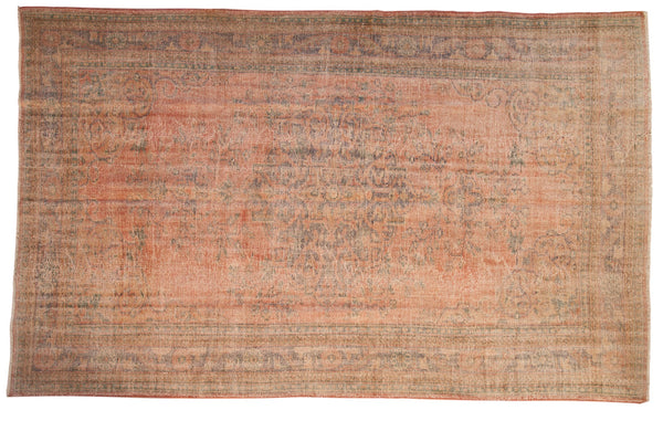 7.5x12 Vintage Distressed Oushak Carpet // ONH Item 7858