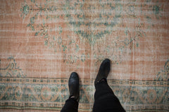 6x9.5 Vintage Distressed Oushak Carpet // ONH Item 7859 Image 1