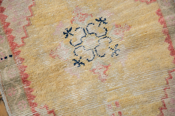 2x3.5 Vintage Distressed Oushak Rug // ONH Item 7866 Image 7