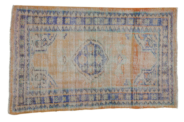 3x4.5 Vintage Distressed Oushak Rug // ONH Item 7867