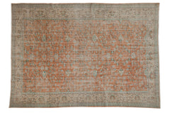 7x10 Vintage Distressed Oushak Carpet // ONH Item 7868