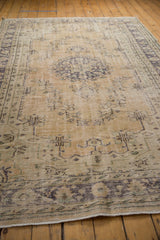 6.5x9.5 Vintage Distressed Oushak Carpet // ONH Item 7869 Image 4