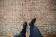 6.5x9.5 Vintage Distressed Oushak Carpet // ONH Item 7871