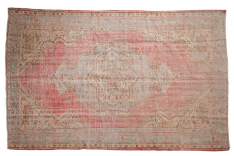 6x9 Vintage Distressed Oushak Carpet // ONH Item 7873