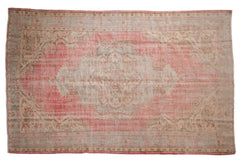 6x9 Vintage Distressed Oushak Carpet // ONH Item 7873