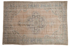 6.5x9 Vintage Distressed Oushak Carpet // ONH Item 7876