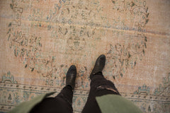 6x9.5 Vintage Distressed Oushak Carpet // ONH Item 7881 Image 1
