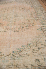 6x9.5 Vintage Distressed Oushak Carpet // ONH Item 7881 Image 4