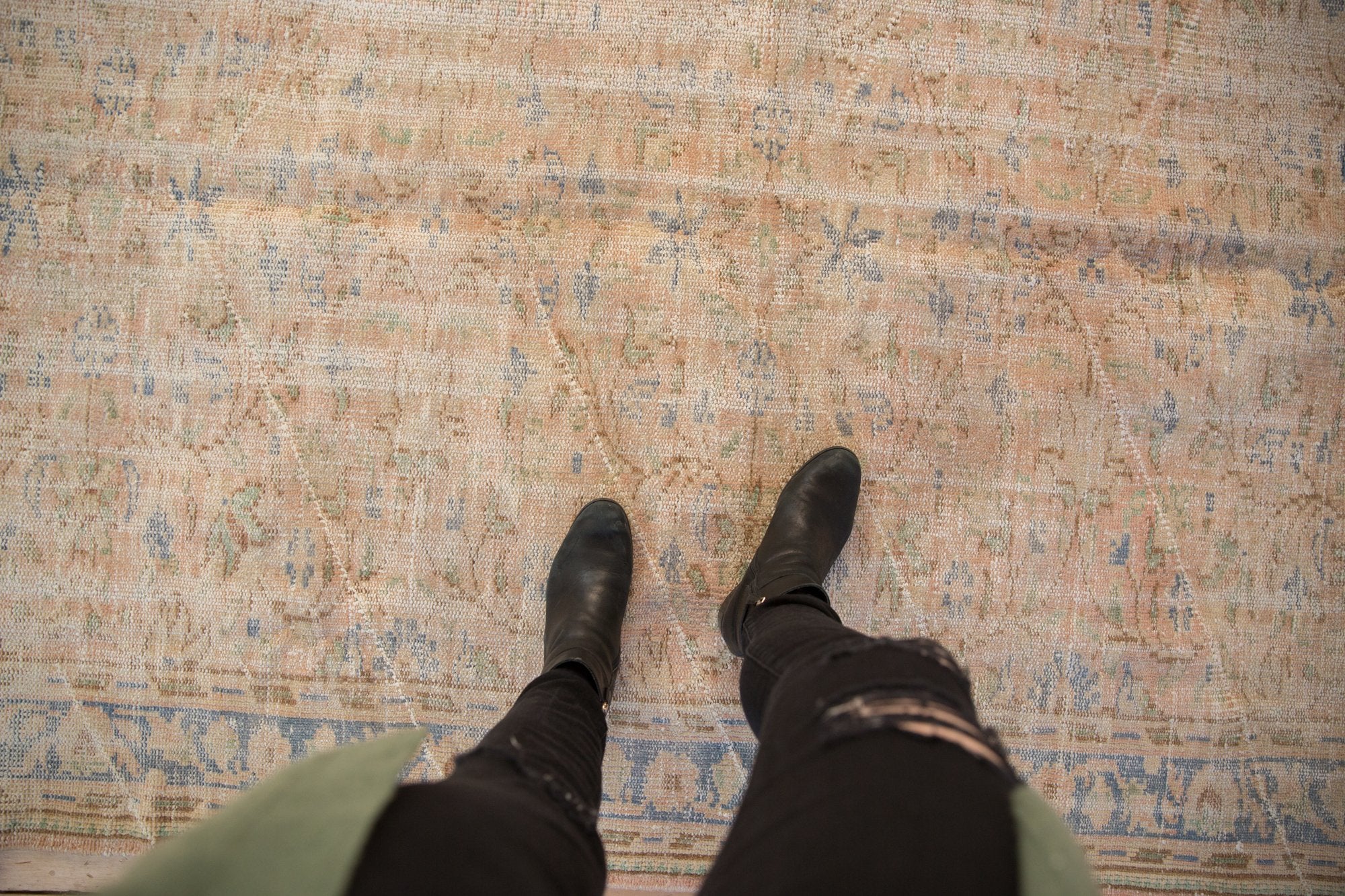 5x8.5 Vintage Distressed Oushak Carpet // ONH Item 7883 Image 1