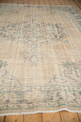 7x9.5 Vintage Distressed Oushak Carpet // ONH Item 7887 Image 3