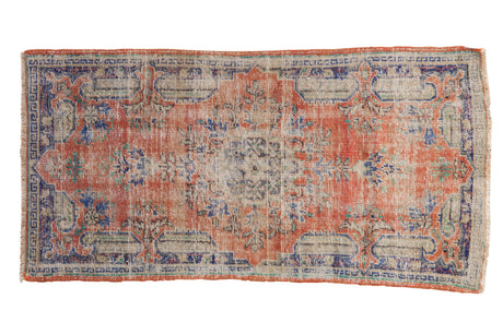 3x5.5 Vintage Distressed Oushak Rug // ONH Item 7889