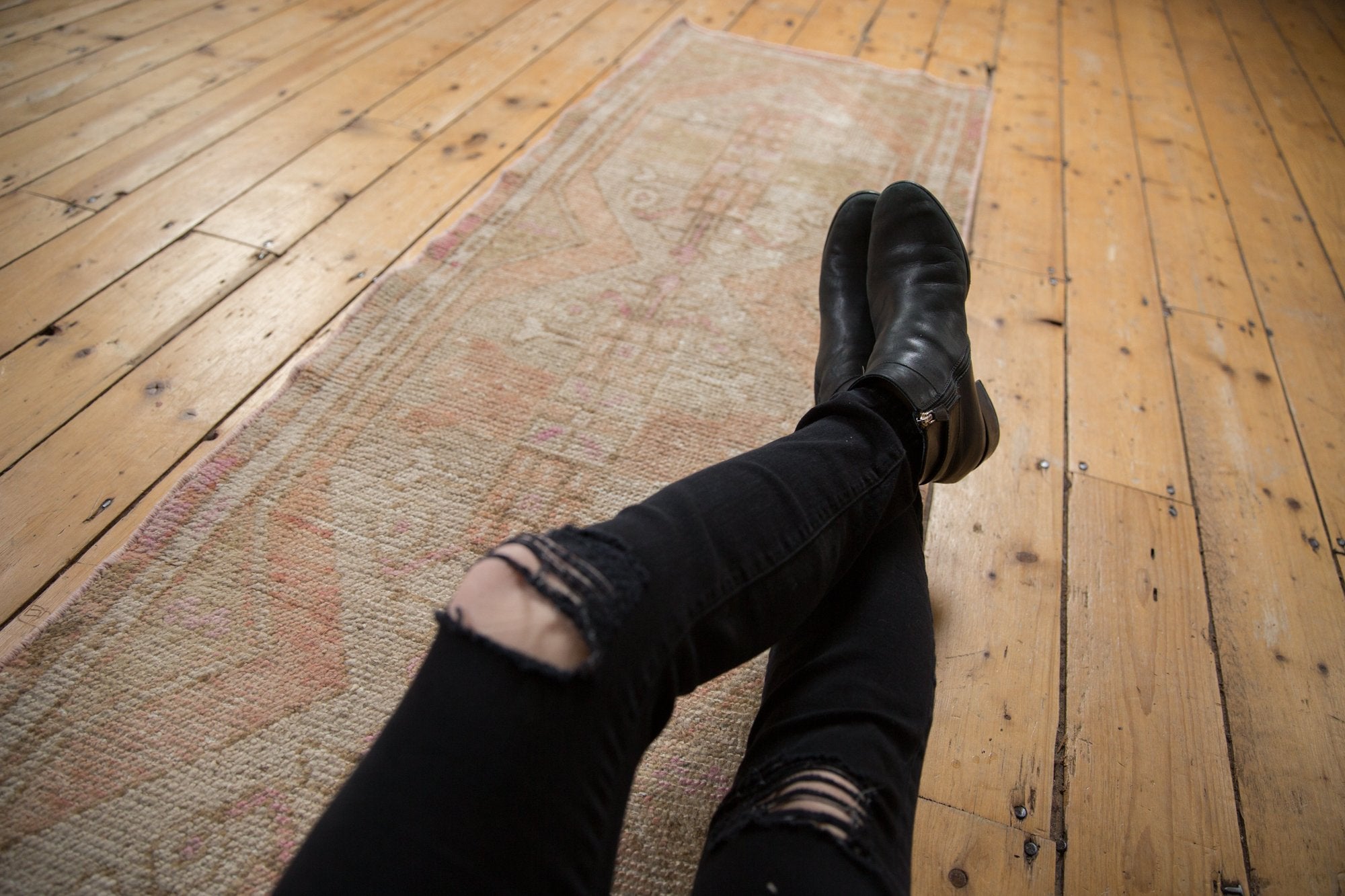 2x8 Vintage Distressed Oushak Rug Runner // ONH Item 7891 Image 1