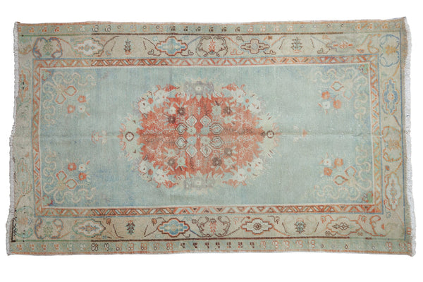 3.5x6 Vintage Distressed Oushak Rug // ONH Item 7898