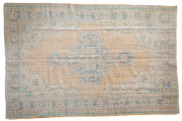 6x9 Vintage Distressed Oushak Carpet // ONH Item 7900