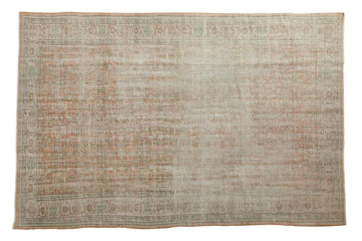6x9 Vintage Distressed Oushak Carpet // ONH Item 7902