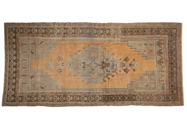 4.5x9 Vintage Distressed Oushak Rug Runner // ONH Item 7904