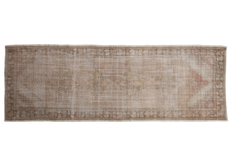 3.5x10 Vintage Distressed Oushak Rug Runner // ONH Item 7907