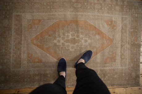 3.5x5.5 Vintage Distressed Oushak Rug // ONH Item 7908