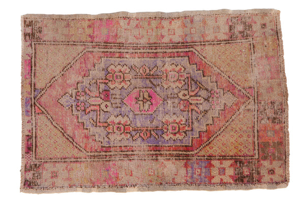 2.5x4 Vintage Distressed Oushak Rug // ONH Item 7912