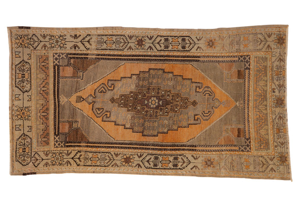 3.5x6.5 Vintage Distressed Oushak Rug // ONH Item 7913