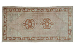 5x9.5 Vintage Distressed Oushak Carpet // ONH Item 7917